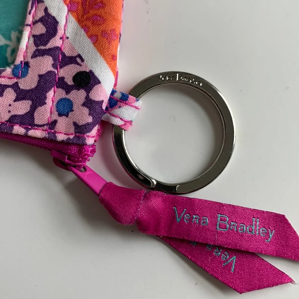Vera Bradley Floral ID Wallet & Key Ring